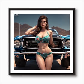 Ford Mustang Art Print