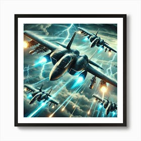 Sky Harriers Capabilities Stratospheric Sovereigns Art Print