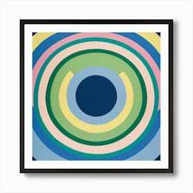 Circle Of Colors Art Print