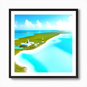 Island In The Bahamas Art Print