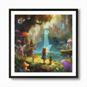 Fairy Forest 1 Art Print