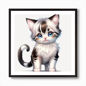 Cute Kitten Art Print