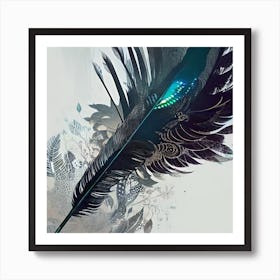 Feather Art Art Print