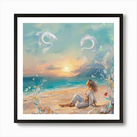 Dreaming Of The Sea Art Print