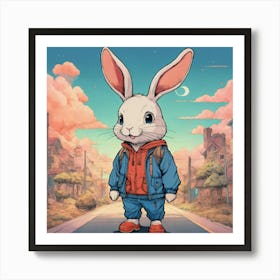 A Cute Bunny (3) Art Print