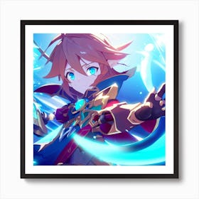 Hero Of Legend Art Print