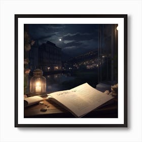 Night In The City Art Print