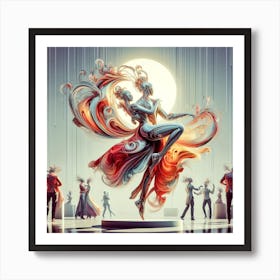 Dancers 2 Art Print