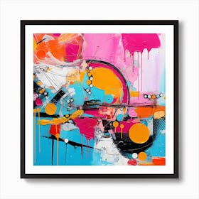 Juangisme Mindless Journey Abstract Art #10 Art Print