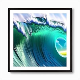 Ocean Wave Art Print