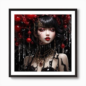 Gothic Doll Art Print