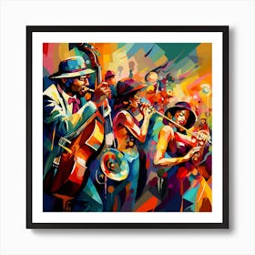 Jazz Musicians 11 Art Print