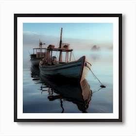 Boats Fine Art Posters By Csaba Fikker For Ai Art Depot 26 Art Print