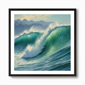 Ocean Wave 3 Art Print