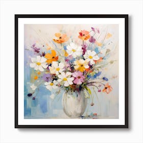 Flowers In A Vase 3 Art Print