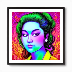 Asian Woman 6 Art Print