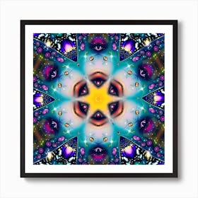 Psychedelic Mandala 40 Art Print