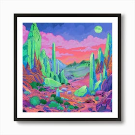 'Alien Landscape' 1 Art Print