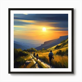 Landscape Painting 91 Art Print