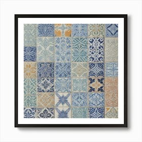 Mediterranean Tiles Art Print