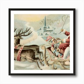 Vintage Christmas 11 1 Art Print