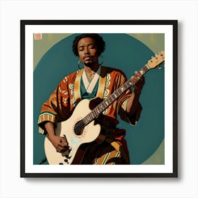 Afro-Jazz Art Print