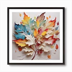 Maple Leaves 1 Art Print