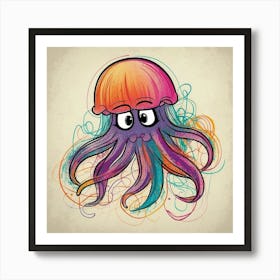 Octopus 101 Art Print