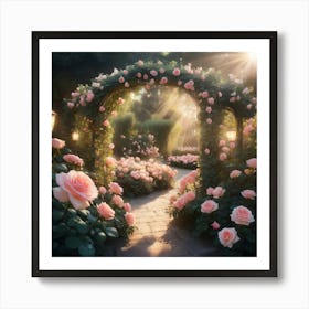 Rose Garden Art Print