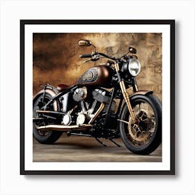 Harley-Davidson Flint Art Print