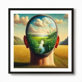 Landscape In The Head Art Print