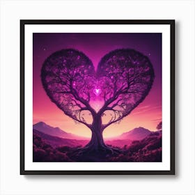 Heart Tree 4 Art Print