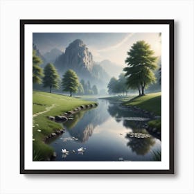 Peaceful Landscapes 2023 11 02t214811 Art Print