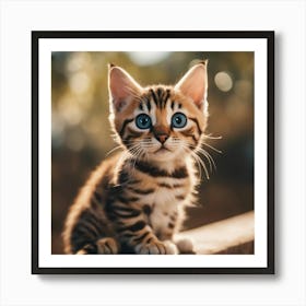 Bengal Kitten 5 Art Print