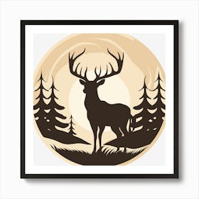 Deer 8325190 1280 1 Art Print