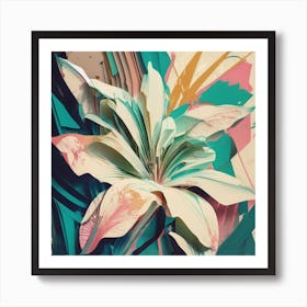 Abstract Flower Art Print