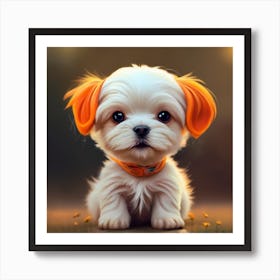 Cute Puppy Art Print