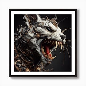 Kitty Art Art Print