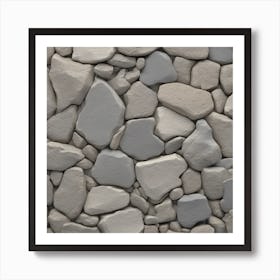 Stone Wall 102 Art Print