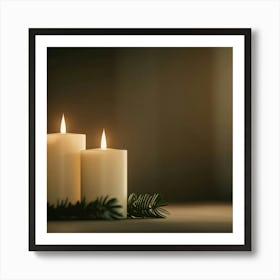 Candle Stock Videos & Royalty-Free Footage 1 Art Print