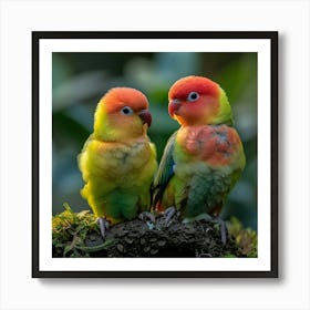 Lovebirds 12 Art Print