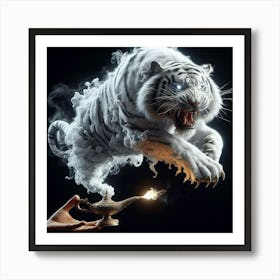 White Tiger 2 Art Print
