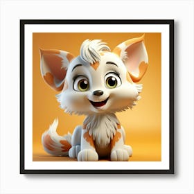 Cute Fox 42 Art Print