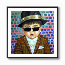 Boy In A Hat Art Print