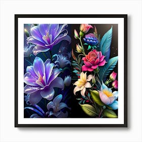 Lily Painting Art Print