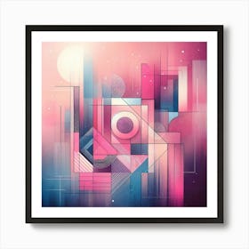 Abstract Canvas Print Art Print