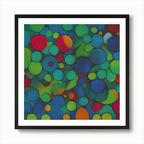 Puddle of colors Poster