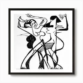 Dancers 3 Art Print