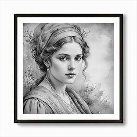 Victorian Girl Art Print