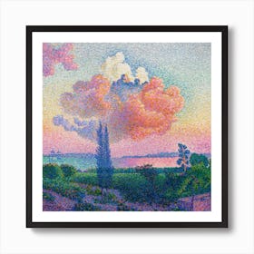 The Pink Cloud, Henri Edmond Cross Art Print